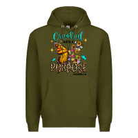 Army Green created with a purpose ephesians 2 10 Premium Hoodie - RanaPortraitStore