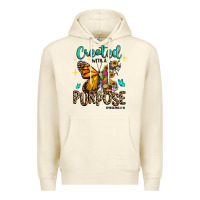 Sandshell created with a purpose ephesians 2 10 Premium Hoodie - RanaPortraitStore
