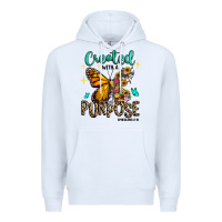 White created with a purpose ephesians 2 10 Premium Hoodie - RanaPortraitStore