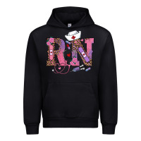 Black valentines day rn registered nurse Urban Hoodie - RanaPortraitStore
