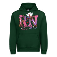Forest Green valentines day rn registered nurse Urban Hoodie - RanaPortraitStore
