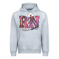 Heather Grey valentines day rn registered nurse Urban Hoodie - RanaPortraitStore