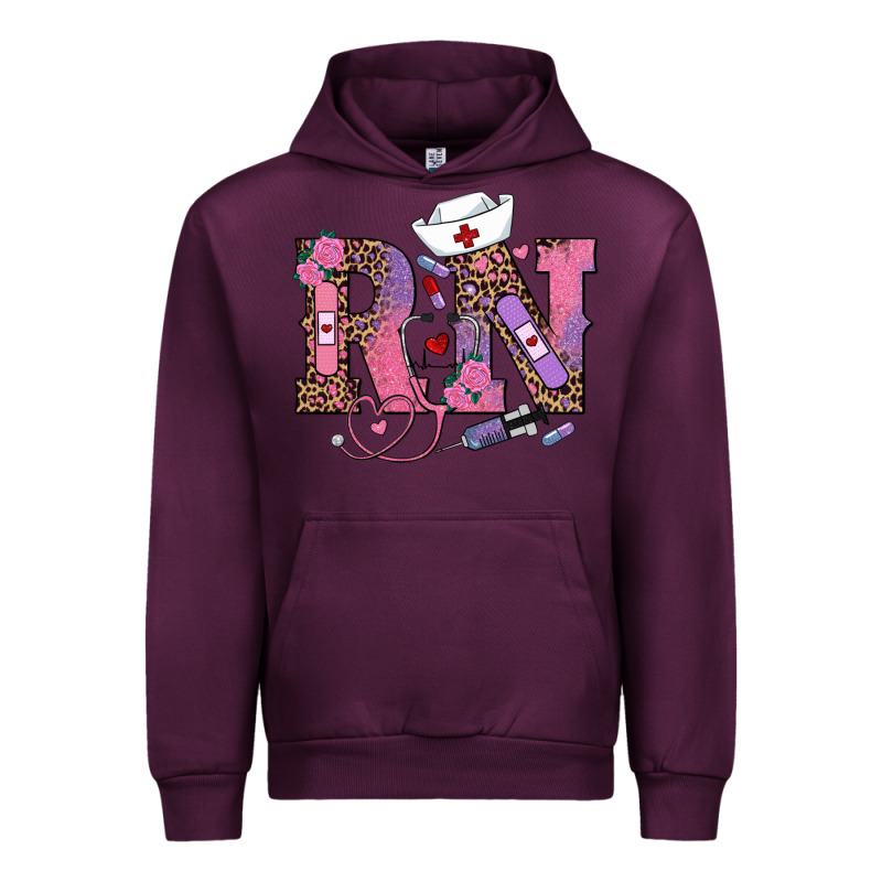 Valentines Day Rn Registered Nurse Urban Hoodie by RanaPortraitStore | Teevron