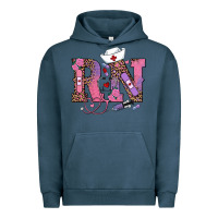 Pigment Midnight Navy valentines day rn registered nurse Urban Hoodie - RanaPortraitStore