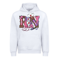 White valentines day rn registered nurse Urban Hoodie - RanaPortraitStore
