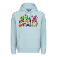 Blue Mist hippie gnomes Premium Hoodie - Zillion Design Studio