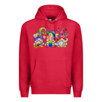 Cardinal hippie gnomes Premium Hoodie - Zillion Design Studio