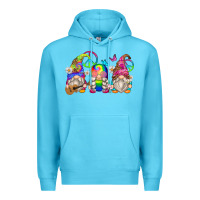Ocean Blue hippie gnomes Premium Hoodie - Zillion Design Studio
