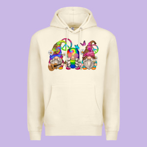 Hippie Gnomes Premium Hoodie Designed By Zillion Design Studio