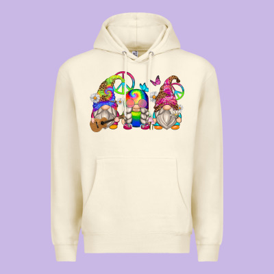 Hippie Gnomes Premium Hoodie Designed By Zillion Design Studio