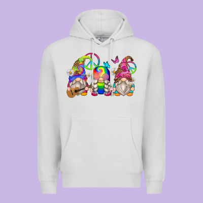 Hippie Gnomes Premium Hoodie Designed By Zillion Design Studio