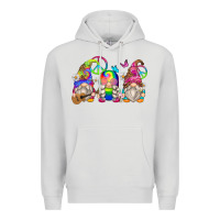Dove Grey hippie gnomes Premium Hoodie - Zillion Design Studio