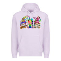 Lilac hippie gnomes Premium Hoodie - Zillion Design Studio