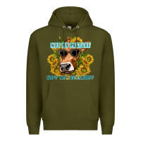 Army Green not my pasture not my bullshit Premium Hoodie - texasbilliewilder