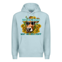Blue Mist not my pasture not my bullshit Premium Hoodie - texasbilliewilder