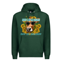 Sports Green not my pasture not my bullshit Premium Hoodie - texasbilliewilder