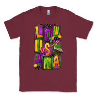 Burgundy mardi gras louisiana Classic Tee - FaDigitalArtStudio