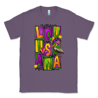 Lavender mardi gras louisiana Classic Tee - FaDigitalArtStudio