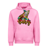 Fuchsia Pink baby bear Urban Hoodie - RanaPortraitStore
