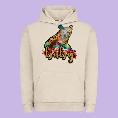 Baby Bear Urban Hoodie Designed By Ranaportraitstore