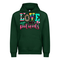 Forest Green love my patients nurse Urban Hoodie - RanaPortraitStore