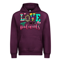 Mauve Wine love my patients nurse Urban Hoodie - RanaPortraitStore
