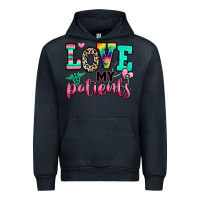 Navy love my patients nurse Urban Hoodie - RanaPortraitStore