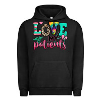 Pigment Black love my patients nurse Urban Hoodie - RanaPortraitStore