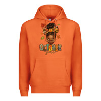 Carrot october girl afro woman fall Premium Hoodie - texasbilliewilder