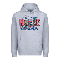 Heather Grey nurse educator Premium Hoodie - RanaPortraitStore