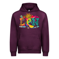 Mauve Wine lpn summer Urban Hoodie - RanaPortraitStore