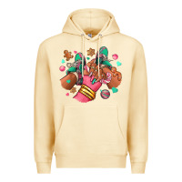 Pina Colada pink christmas black girl sneakers Premium Hoodie - RanaPortraitStore