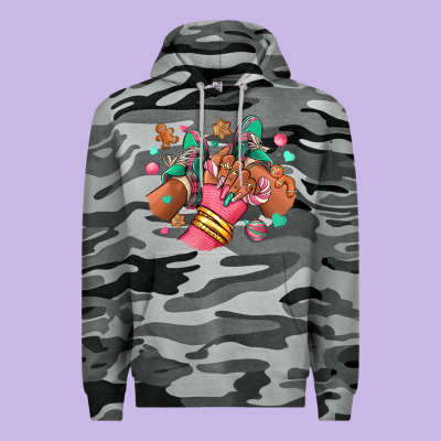 Premium Hoodie pink christmas black girl sneakers