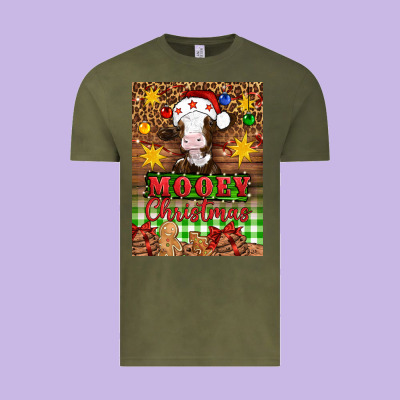 Mooey Christmas Air Freshener Vintage Tee Designed By Artiststas