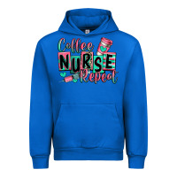 Cobalt coffee nurse repeat Urban Hoodie - RanaPortraitStore