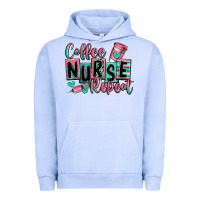 Pigment Grape Ice coffee nurse repeat Urban Hoodie - RanaPortraitStore