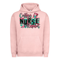 Pigment Salmon coffee nurse repeat Urban Hoodie - RanaPortraitStore