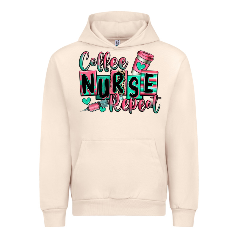 Coffee Nurse Repeat Urban Hoodie by RanaPortraitStore | Teevron