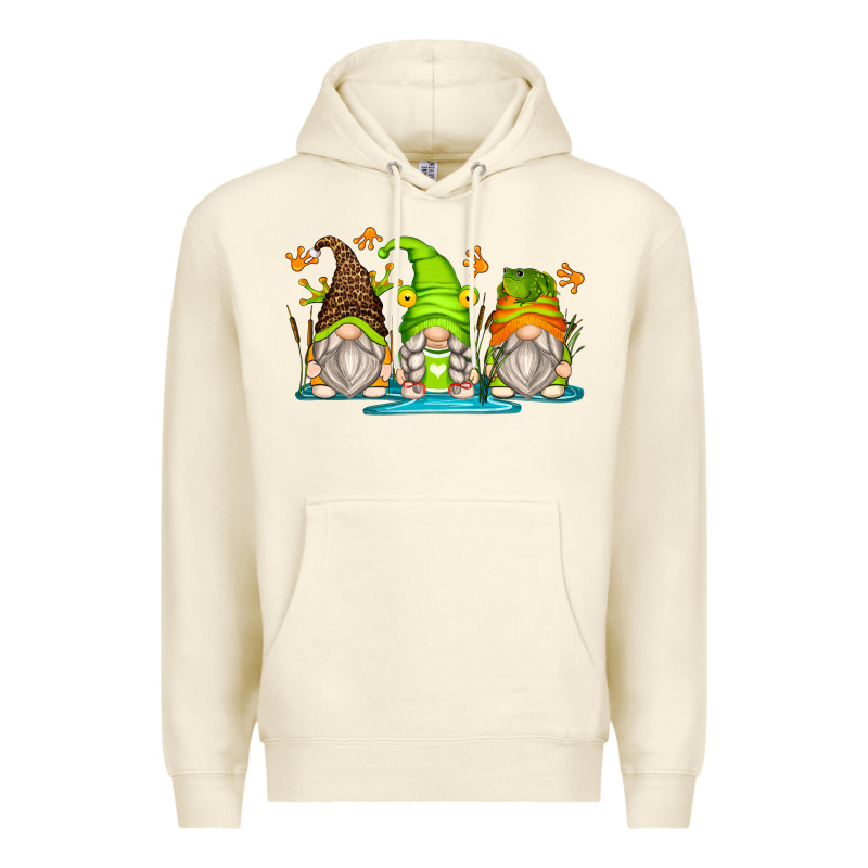 Frog Gnomes Premium Hoodie by Zillion Design Studio | Teevron