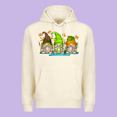 Frog Gnomes Premium Hoodie Designed By Zillion Design Studio