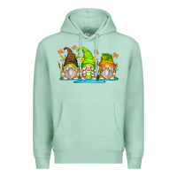 Seafoam frog gnomes Premium Hoodie - Zillion Design Studio
