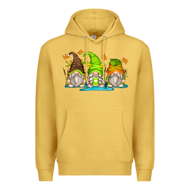 Frog Gnomes Premium Hoodie by Zillion Design Studio | Teevron