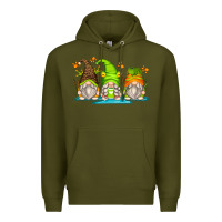Army Green frog gnomes Premium Hoodie - Zillion Design Studio