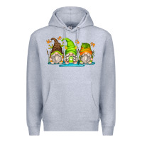 Heather Grey frog gnomes Premium Hoodie - Zillion Design Studio