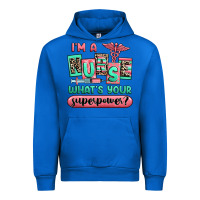 Cobalt im a nurse whats your superpower Urban Hoodie - RanaPortraitStore