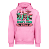 Fuchsia Pink im a nurse whats your superpower Urban Hoodie - RanaPortraitStore