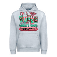 Heather Grey im a nurse whats your superpower Urban Hoodie - RanaPortraitStore