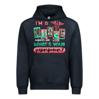 Navy im a nurse whats your superpower Urban Hoodie - RanaPortraitStore