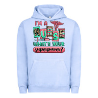 Pigment Grape Ice im a nurse whats your superpower Urban Hoodie - RanaPortraitStore