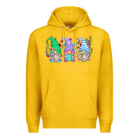 Lemon floral gnomes Premium Hoodie - Zillion Design Studio